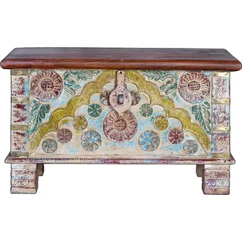 Truhla Vintage dřevěná truhla Miho 80cm mango