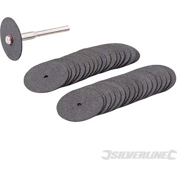 Brusný kotouč Silverline | Sada řezných kotoučů - 36 dílů - 22mm Dia 868702