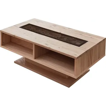 Konferenční stolek Konferenční stolek Napoli 41 115 cm z masivu dub Bianco