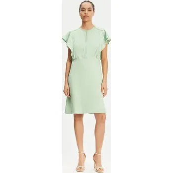 Dámské šaty BOSS Letní šaty Deliniara 50537402 Zelená Regular Fit 34