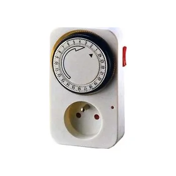 Elektrická zásuvka spínací zásuvka týdenní s vypínačem