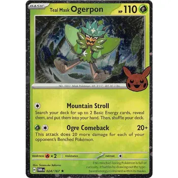 Karetní hra Teal Mask Ogerpon 024/167 - Trick or Trade 2024