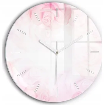 Hodiny Nástěnné hodiny Wallfluent růžové 60 cm