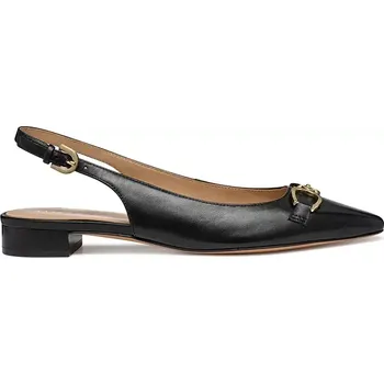 Dámské baleríny Kožené baleríny Geox D GISELDA15 černá barva, s odkrytou patou, D55YUE 000TU C9999 D55YUE.000TU.C9999 99X, EUR 37