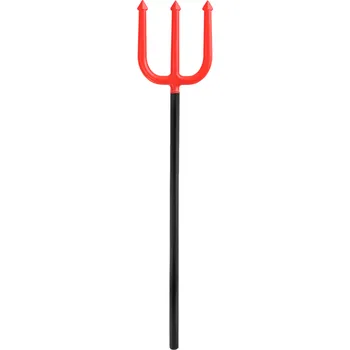 Party dekorace Čertova vidlice - červená a černá, 13x51 cm