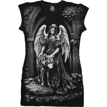 Dámské šaty Tunika s andělem a vlkem ANGEL & WOLF Velikost: XXL