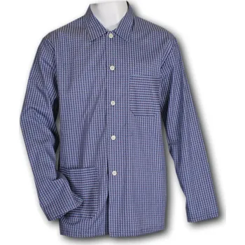 LUIZ Pánský pyžamový kabátek na knoflíky -Plátno- Igor 58 Velikost: 60