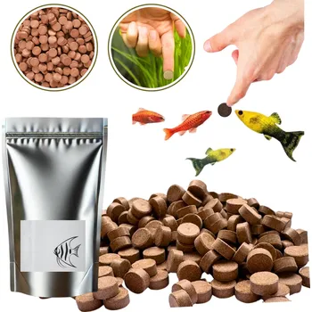 Krmivo pro rybičky Krmivo pro ryby AKVÁRIUM BASIC ZÁKLADNÍ TABLETY NA SKLO VITAMÍNY 200g