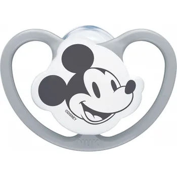 Dětské zboží Dudlík Space Mickey Mouse 0-6m - šedý