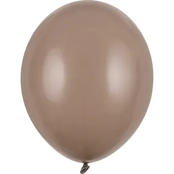 Balónek PartyDeco Balonek latex hnědý světlý pastelový 30 cm, 1 ks