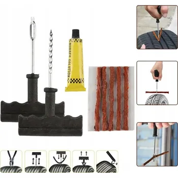 Sada na opravu pneumatiky OPRAVNÁ SADA NA PNEUMATIKY RYCHLÁ OPRAVA PNEUMATIKY KOLA NEZBYTNÁ PRO ŘIDIČE