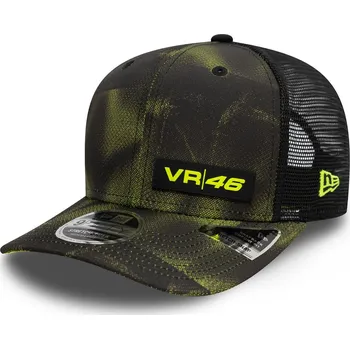 Kšiltovka Pánská kšiltovka New Era 9FIFTY STRETCH SNAP HALFTONE VR46 černá 60595844 - S/M | UK 10,5 | US 11