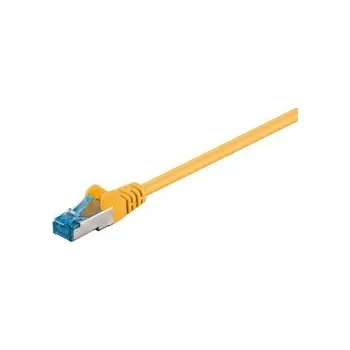 Síťový kabel LAN Patchcord CAT 6A S/FTP kabel, žlutý, 2m