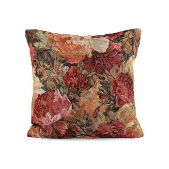 Gobelínový povlak na polštář levandule, květy 45x45 cm - 2 ks - 2 lososová tmavá růže