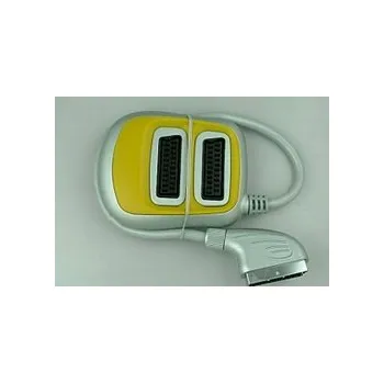 Video kabel kabel SCART VK-2xSCART ZP 0.5m HQ/žlutý