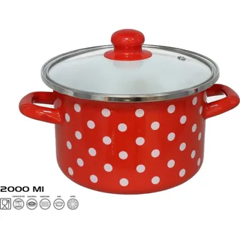 Hrnec Hrnec s poklicí 2000ml 18x11 cm MALAGA