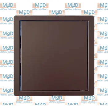 Revizní dvířka Revizní dvířka 150x150 mm hnědá tlačný magnet (150*150 mm revizní dvířka hnědá tlačný magnet)