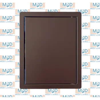 Revizní dvířka Revizní dvířka 150x200 mm hnědá tlačný magnet (150*200 mm revizní dvířka hnědá tlačný magnet)