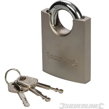 Visací zámek Silverline | Visací zámek s krytem oka - 60mm 801285