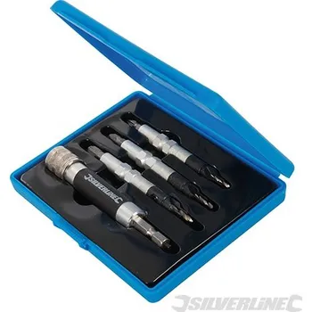 Auto-moto Silverline | Sada rychloupínacích vrtáků se šroubovacím bitem - 4 díly - 4pce 224511