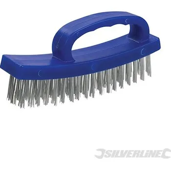 Drátěný kartáč Silverline | Drátěný kartáč s D-rukojetí - 4 Row 250554