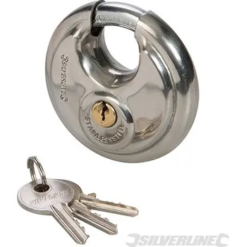 Visací zámek Silverline | Diskový visací zámek - 70mm 292707