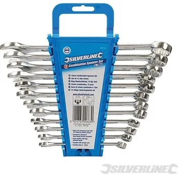 Klíč Silverline | Sada očkoplochých klíčů 12 ks - 8 - 19mm SP1236