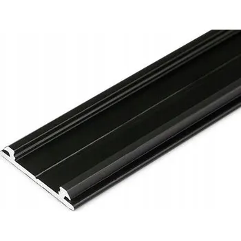 LED osvětlení Hliníkový profil ohýbaný LED ARC12 bílý, černý 1 m