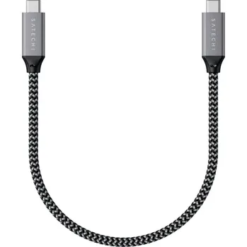 Mobilní telefon Satechi Kabel USB-C USB 4.0 USB-C ® zástrčka 0.25 m šedá ST-U4C25M