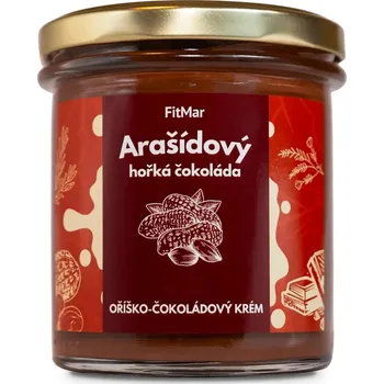 FITMAR Arašídový krém s hořkou čokoládou 190g