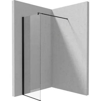 Deante KERRIA PLUS Sprchová stěna walk-in 60 cm, černá KTS_N86P
