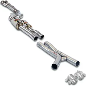 Střední díl výfuku J-Pipe Touring PackageDeletes the secondary catalytics + mid resonatorsAccepts the Std - Oem muffler Supersprint 989650