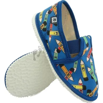 Chlapecké bačkory Dětské pantofle RAK 943022 - Modré tužky - vel. 25