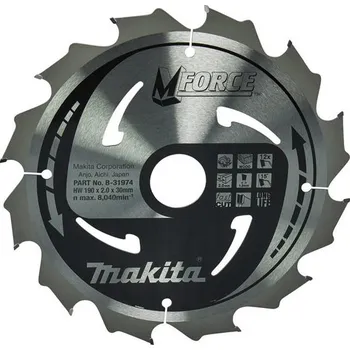 Pilový kotouč Makita B-31974 190 x 2 x 30 mm 12 zubů