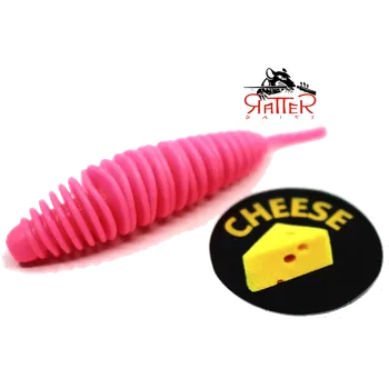 Umělá nástraha Ratter Baits Gumová nástraha Ratterbaits Trout Plamp 56mm Pink Cheese (10ks)