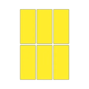 Samolepící etiketa Samolepicí etikety 31 x 69 mm, A6 (10 ks) žluté