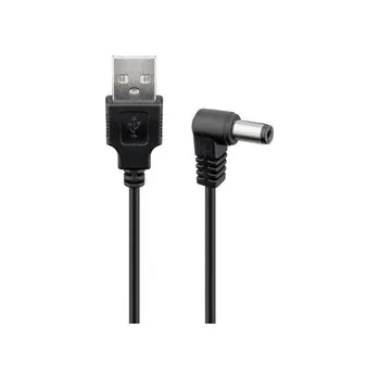 Prodlužovací kabel USB napájecí kabel - DC zástrčka 5,5x2,5 Goobay 1,5m