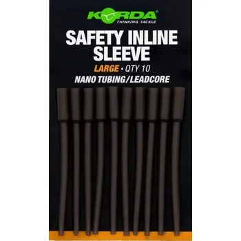 Korda Převleky Safety Inline Sleeve Nano Tubing/Leadcore Velikost: L