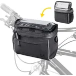 Wozinsky torba rowerowa na kierownicę torba rowerowa na ramię czarna (WBHBB-01)