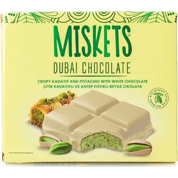 Čokoláda Miskets Dubajská bílá čokoláda