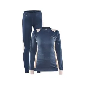 Set dámského termoprádla W Set CRAFT CORE Dry Baselayer modrá XL