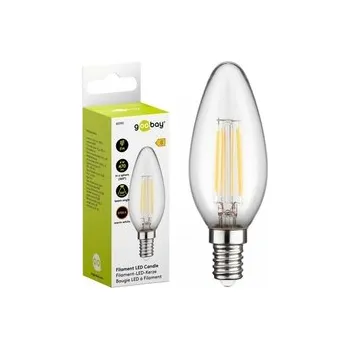 Žárovka Žárovka LED FILAMENT 4W E14 2700K Svíčka Goobay E