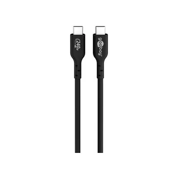 Datový kabel USB-C 2.0 kabel 480 Mb/s 5A 48V 240W Goobay 1m