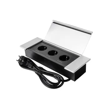 Elektrická zásuvka Otevíratelná zásuvka na desku Spacetronik SPS-F33S V2