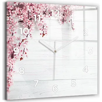 Hodiny Nástěnné hodiny Wallfluent bílé 30 cm