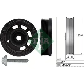 Sada řemenice, kliková hřídel Schaeffler INA 544 0172 20