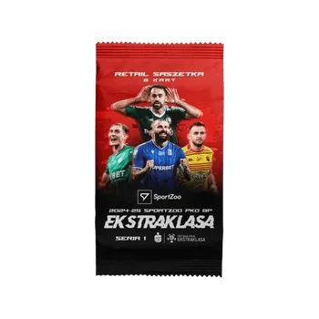 Karetní hra Fotbalové karty Ekstraklasa 2024-2025 Retail balíček 1. série