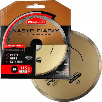Řezný kotouč Wkręt-Met diamantový kotouč Pro 115x1,8x7x22mm