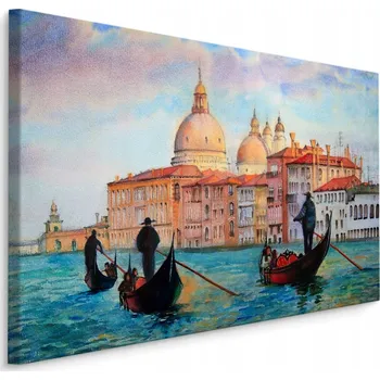 Obraz Obraz Lodě Voda Itálie Benátky MALUNEK 3D 30x20
