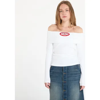 Top adidas Originals Off Shoulder Top White S